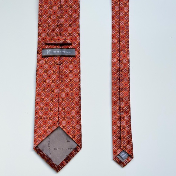 HICKEY FREEMAN Silk Neck Tie - Picture 3 of 5